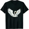 thumbnail image 1 of JEUXUS Cute Animal Lover Gift Pretty Bird Lake Beautiful Swan T-Shirt, 1 of 3