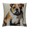 thumbnail image 1 of JEUXUS Cute English Bulldog Heritage of Love Throw Pillow Case Cover ,Funny English Bulldog Puppy Decorations For Home Bedroom Girls Room Office,English Bulldog Owners Moms Gift,Dog Lovers Gift, 1 of 5