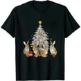 thumbnail image 1 of JEUXUS Cute Rabbit Bunny Christmas Tree Pet Rabbit Lover Christmas T-Shirt, 1 of 3
