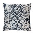 thumbnail image 1 of JEUXUS  Decorative Cushion Covers Navy Blue Bohemian Flower Throw Pillow Covers, 1 of 5