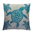 thumbnail image 1 of JEUXUS  Decorative Pillow Cover, Lumbar Sea Turtle Pillow Cover Modern Farmhouse Cushion Case Home Decor for Living Room Patio Sofa Couch Chair, 1 of 5
