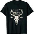 thumbnail image 1 of JEUXUS Deer Skull Shirt For Hunter Archer Deer Bow Hunting Archery T-Shirt, 1 of 3