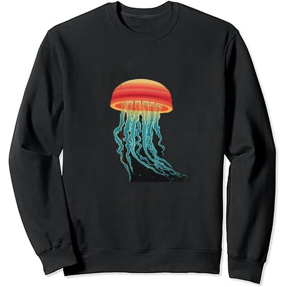 JEUXUS Distressed Animal Lover - Jellyfish Sweatshirt