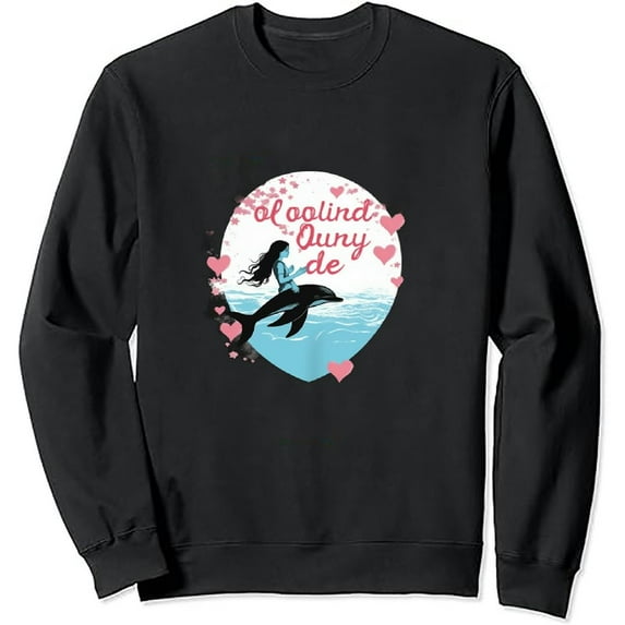JEUXUS Dolphin Design, Just A Girl Who Loves Dolphins T-Shirt Long Sleeve Shirt