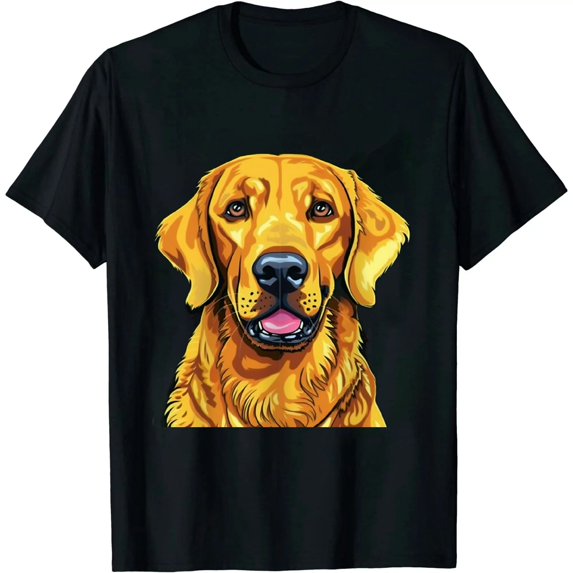 JEUXUS Don't stop retrieving, Cute golden dog Owner. T-Shirt