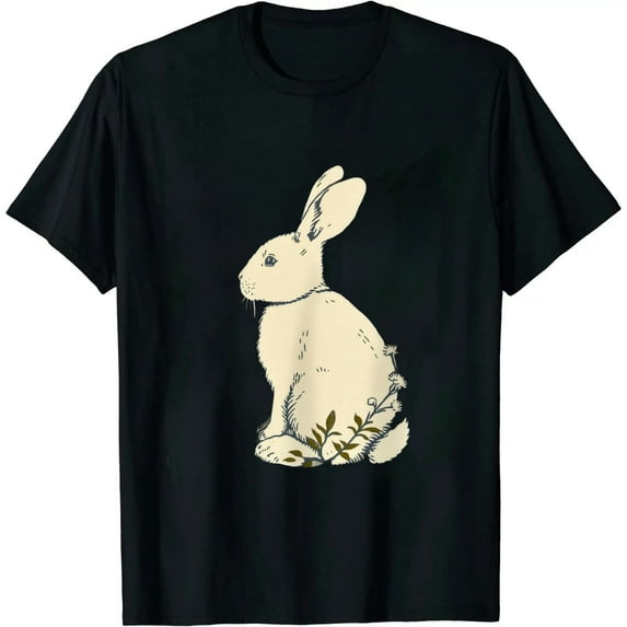 JEUXUS Easter Bunny T-Shirt Women Cute Rabbit Print Shirts Easter Gift Faith Tee Top Shirt Sleeve Tshirt