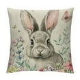 thumbnail image 1 of JEUXUS Easter Pillow Covers Truck Bunny Eggs Rabbit Flower Easter Decorations Spring Outdoor Pillows Decorative Throw Pillows Cases Farmhouse Decor Cushion Covers for Home Sofa, 1 of 5