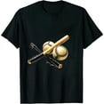 thumbnail image 1 of JEUXUS Eat Sleep Baseball Repeat Baseball Player Funny Baseball T-Shirt, 1 of 3
