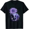 thumbnail image 1 of JEUXUS Elephant Keep Memories Alive Alzheimer's Awareness ALZ T-Shirt, 1 of 3