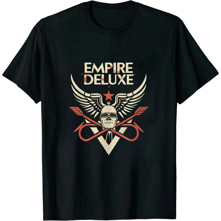 Empire Deluxe T-Shirt | Red | Classic 1990s Retro Gamer Tee Empire Deluxe T-Shirt | Red | Classic 1990s Retro Gamer Tee