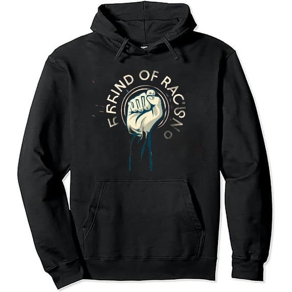 JEUXUS End of Racism Pullover Hoodie