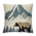 thumbnail image 1 of JEUXUS  Enjoy Holiday Outdoor Sports Forest Landscape Wildlife Animal Bears Mountains Lumbar Waist  Throw Pillow Case Cushion Cover Couch Sofa Decorative Rectangle, 1 of 5