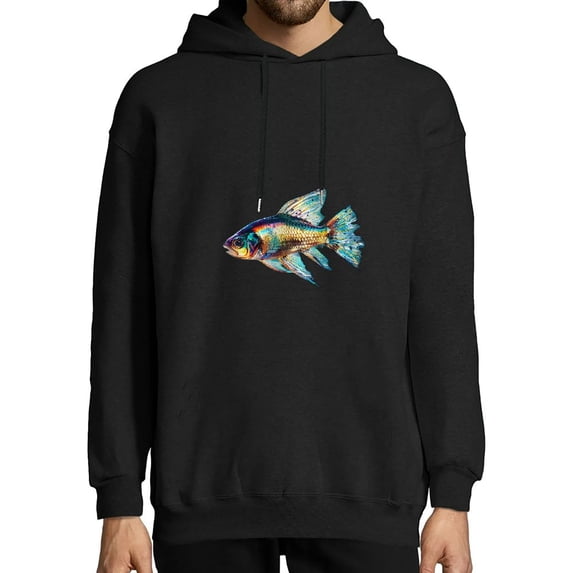 RUIYC Erazor Deep Sea Fish Long Shirt, 100% Cotton Long T-Shirt, Apparel Long-d Hoodie