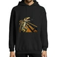 thumbnail image 1 of JEUXUS Expressionist Scream Shirt for Gecko Lovers | Artistic Gecko T-Shirt Long-sleeved Hoodie, 1 of 4