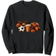 thumbnail image 1 of JEUXUS Fall Sweatshirt for Women Tis The Season Pumpkin Maple Leaf Pullovers Tops Game Day Football Long Sleeve Shirts, 1 of 3