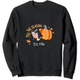 thumbnail image 1 of JEUXUS Fall Sweatshirt for Women Tis The Season Pumpkin Maple Leaf Pullovers Tops Game Day Football Long Sleeve Shirts, 1 of 3