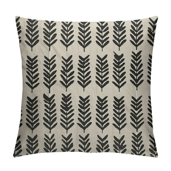JEUXUS Fashion Ikat Chevron Throw Pillow Cover Black and White Decorative Pillow Case Cushion Cover Home Sofa Decor Pillow Cover