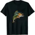 thumbnail image 1 of JEUXUS Fishing Hunting Gift Hunt T-Shirt, 1 of 3