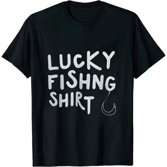 JEUXUS Fishing T-Shirt for Kids Cute Design Gifts Shirt