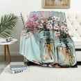 thumbnail image 1 of JEUXUS Flannel Blanket for All Seasons Lightweight Blanket 40x50in, 1 of 6