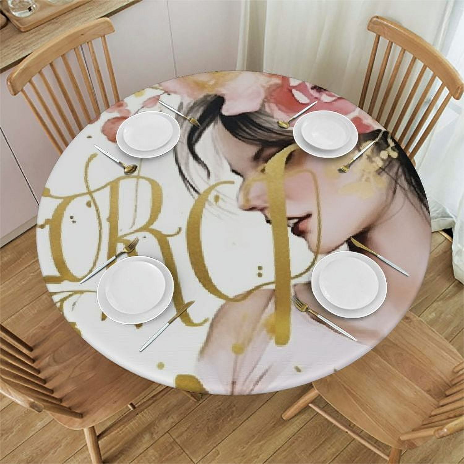 RUIYC Floral Baby Shower Supplies It's a Girl Boy Baby Tablecloths for ...