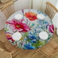 thumbnail image 1 of JEUXUS   Flower Tablecloth Flower Tablecloths Flower Party Decorations Kitchen Floral Tablecloth Patio Table Covers (Flower), 1 of 7