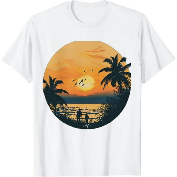 JEUXUS Forever Chasing Sunsets Shirt Chasing Sunsets T-Shirt Back T-Shirt