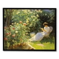 thumbnail image 1 of JEUXUS  Framed Canvas Wall Decor Vintage Countryside Landscape Painting Roses Home Decor Rustic Neutral Tone Farmhouse Wall Decor for Living Room Bedroom Wall Decor, 1 of 4