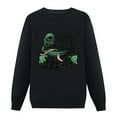 thumbnail image 1 of JEUXUS Frog Eating Flies Love Toads Pullover, 1 of 4