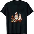 thumbnail image 1 of JEUXUS Funny Coffee Lover Quote For Women Who Loves Coffee & Gnomes T-Shirt, 1 of 3