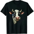 thumbnail image 1 of JEUXUS Funny Cow Design For Men Women Cow Farmer Dairy Farm Animal T-Shirt, 1 of 3