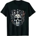 thumbnail image 1 of JEUXUS Funny Dog Lover Doberman Skull Halloween Costume T-Shirt, 1 of 3