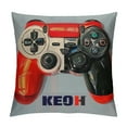 thumbnail image 1 of JEUXUS Gamer Throw Pillow Covers,Gaming Cushion Case for Home Living Room Decor, Modern Game Console Controller Red White Black Decorative Throw Cushion Case,, 1 of 5