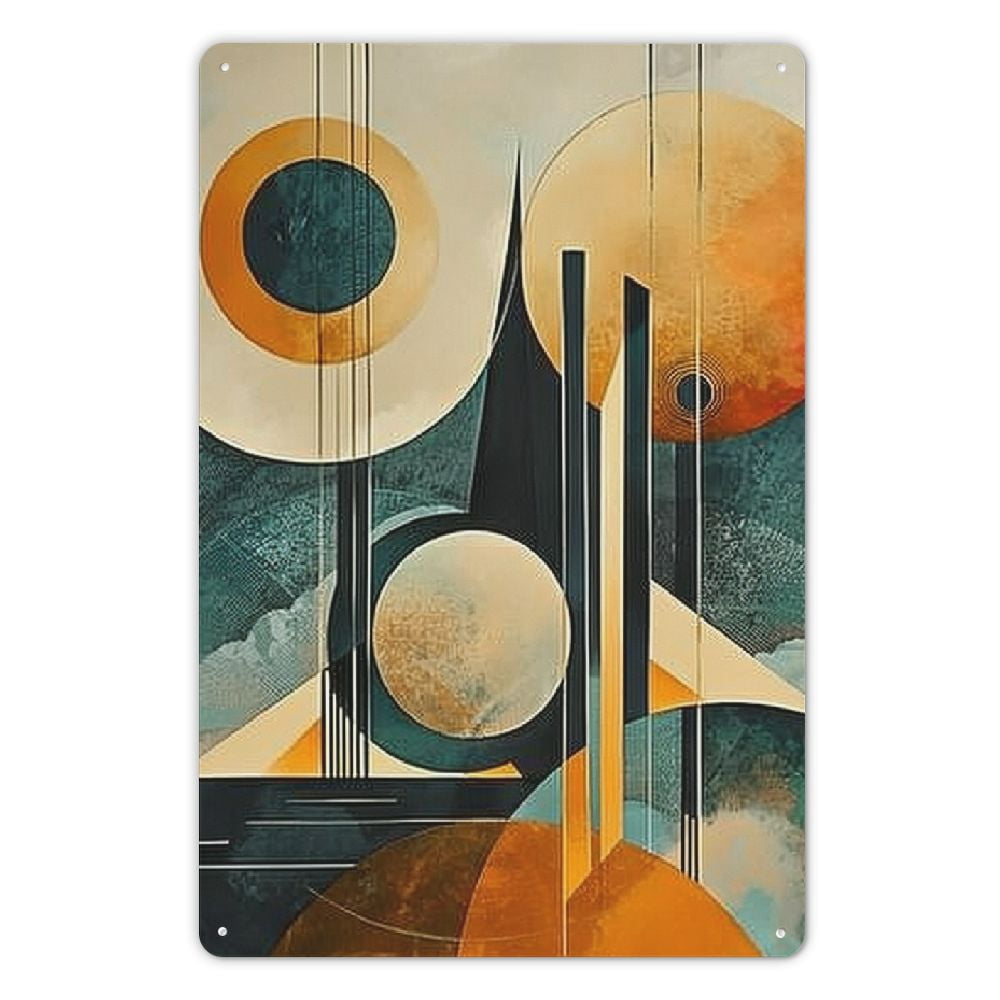JEUXUS Geometric Shapes Wall Hanging 8x12in - Walmart.com - Geometric Geometric Shapes Wall Hanging