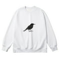thumbnail image 1 of JEUXUS Gift For Women men Bird Animal Corvid Sweatshirt, 1 of 4