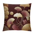 thumbnail image 1 of RUIYC Gold Art Pillow Covers Ginkgo Berries Leaves Square Throw Pillow Covers, Cozy Cushion Case for Men Women Boys Girls Holiday Home Decor, 1 of 5