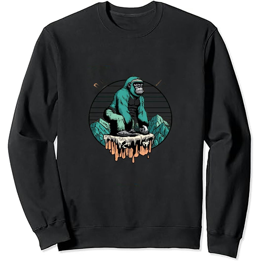 JEUXUS Gorilla Tag Logo Casual Games Pullover - Walmart.com