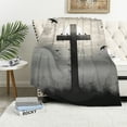 thumbnail image 1 of JEUXUS Gothic Art Flannel Blanket for All Seasons 40x50in, 1 of 6