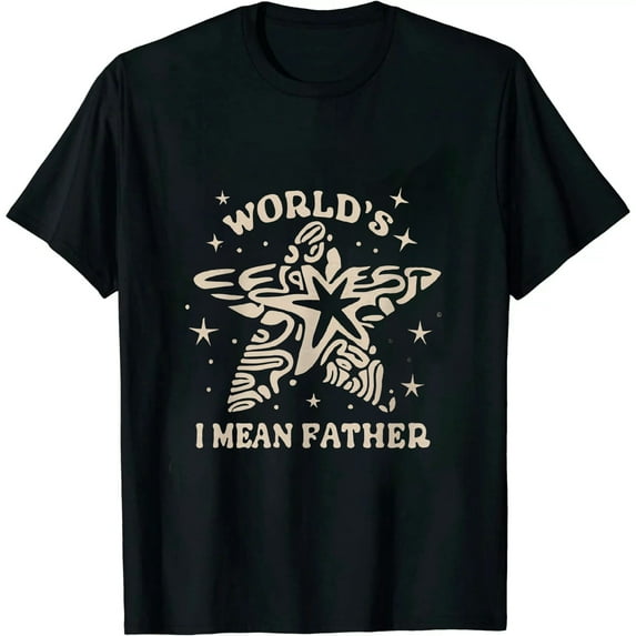 JEUXUS Graphic Tees for Dad Father's Day Tees Novelty Sarcastic Mens Funny T Shirt