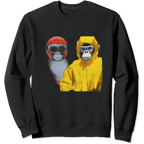 JEUXUS Graphic Tracksuit Pullover Hip Hop Sweatshirt for Women Men Matching for Couples