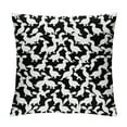 thumbnail image 1 of JEUXUS  Gray Stripes Bunny Easter Throw Pillow Cover,Rabbit Holiday Cushion Case Decoration for Sofa Couch, 1 of 5
