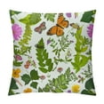 thumbnail image 1 of JEUXUS  Green Plant Throw Pillow Covers Flower Leaf Decorative Pillowcases for Couch Bed Sofa Living Room, 1 of 5