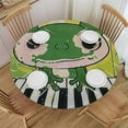 thumbnail image 1 of JEUXUS  Green Round Tablecloth, Frog Printed Tablecloth Table Cover Washable Kitchen Restaurant Party, Gift for Birthday, Anniversary, Valentine's Day, Diameter, 1 of 7