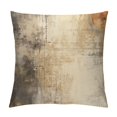 thumbnail image 1 of JEUXUS  Grey and Beige Abstract Art Contemporary Pillow Cover, Modern Neutral Decorative Throw Pillows Cushion Cover for Bedroom Sofa Living Room, 1 of 5