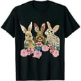 thumbnail image 1 of JEUXUS Happy Easter Shirts Women Funny Short Sleeve Leopard Print Bunny T Shirt Rabbit Graphic Tees Tops, 1 of 3