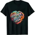 thumbnail image 1 of JEUXUS Happy New Year Goodbye 2023 Hello 2024 T-Shirt, 1 of 3