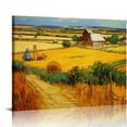 thumbnail image 1 of JEUXUS Harvest at La Crau with Mont majour Canvas Prints Wall Art by Van Gogh Famous Oil Paintings Reproduction Classic Rural Pictures for Home Decorations Modern Abstract Landscape Giclee Artwork, 1 of 4