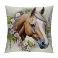 thumbnail image 1 of JEUXUS  Horse for Girls,Horses Pillow Covers ,Just a Girl Who Loves Horses Throw Pillow Covers,Teenage Girls Home Bedroom Office Decor Pillowcase,Gifts for Horse Lover, 1 of 5