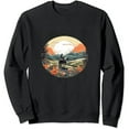 thumbnail image 1 of JEUXUS Horseback Riding with a Dog Heart Design Horse Lover pullover, 1 of 3