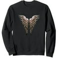 thumbnail image 1 of JEUXUS Huge Angel Wings Rhinestone Fleece Zipper Sweatshirt, 1 of 3